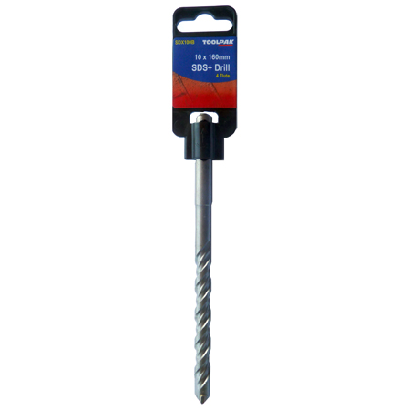 SDS Plus Masonry Drill Bit 10mm x 160mm Hammer Toolpak 